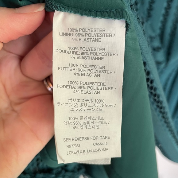 J.Crew Striped Eyelet Dress - Picture 8 of 9